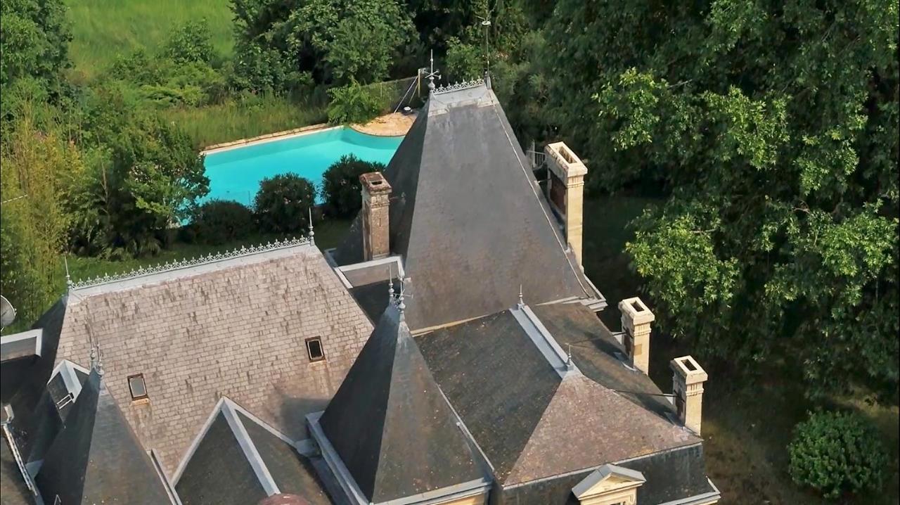 Готель Chateau Marith - Etablissement Climatise Avec Piscine Clairac  Екстер'єр фото