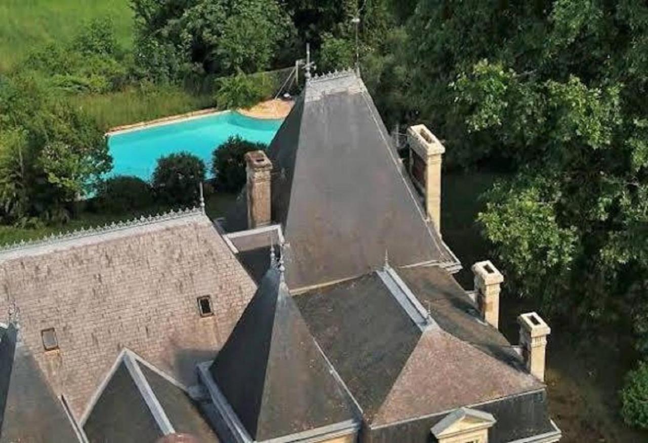 Готель Chateau Marith - Etablissement Climatise Avec Piscine Clairac  Екстер'єр фото